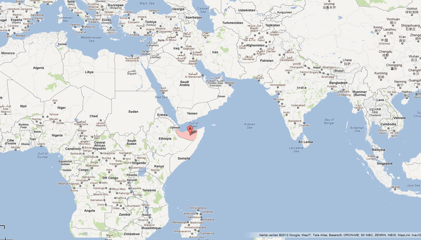 karte von somaliland afrika